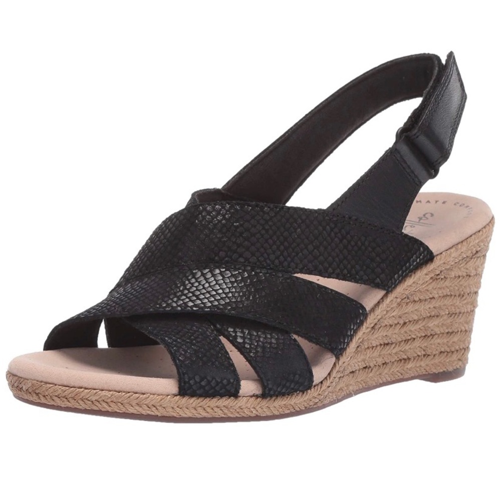 Clarks Lafley Krissy Espadrille Wedge Sandal